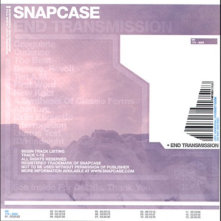 Snapcase - End Trasmission